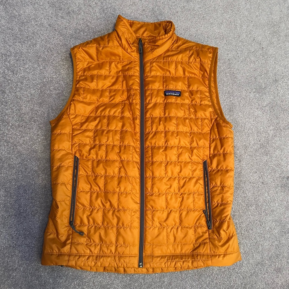 Patagonia Vibrant Orange Quilted Vest